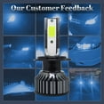 thumbnail image 1 of MYG Pair H1 H3 H4 H7 9005 9006 LED Headlight Bulbs Conversion Beam 8000K Ice Blue, 1 of 4