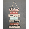 thumbnail image 1 of Love and Joy Chain Sign Wood Wall Decor, 1 of 1