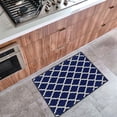 thumbnail image 1 of Ottomanson Glamour Collection Non-Slip Rubberback Moroccan Trellis Design Indoor Area Runner Rug, 1 of 7