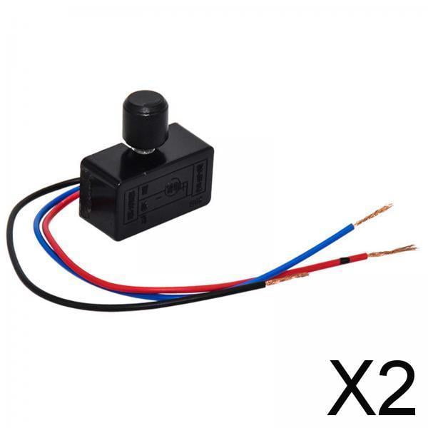 Controlador de velocidad variable,Tornillo de perilla del controlador de velocidad del motor de 12 V ,Interruptor electrónico regulador de velocidad continuo,Calentador de ventilador de