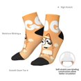 thumbnail image 6 of Silaia Bluey Print Adult Socks,Ankle Athletic Running Socks,Cushioned Breathable Low Cut Sports Tab Socks for Men and Women,Moisture-Wicking Crew Socks, 6 of 7