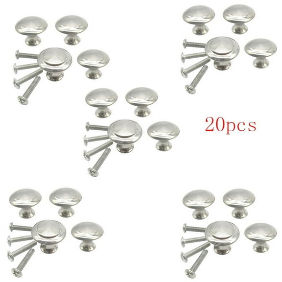 20 Pcs Door Handle Door Knob Zinc Alloy Drawer Knobs Bin Handles Round Knobs Knobs for Dresser Drawers Knobs with Screws