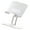 White, variant on Metal Phone Stand, 360 Degree Rotatable, Height Adjustable and Foldable For Phone,Pad,Tablets Holder