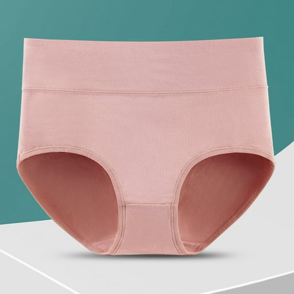 Women Solid High Waist Plus Size Underwear Ｍenstrual Pants Pure Underwear Menstrual Underwear Seamless Bikini Underwear Women Small Bras for Women Mesh Panties Postpartum My Recent Lane Dress 14