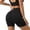 L72-Black, variant on xfsWaSs High Waisted Workout Leggings Shorts for Women Fashion Casual Seamless Yoga Shorts Soft Stretchy Fitness Sports Shorts Active Bottoms