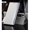 thumbnail image 2 of Case for Xiaomi Poco M4 Pro 5G Premium PU Leather Cover, [Shockproof TPU Interior Case] Stand Flip Phone Case for Xiaomi Poco M4 Pro 5G CX Silver, 2 of 9