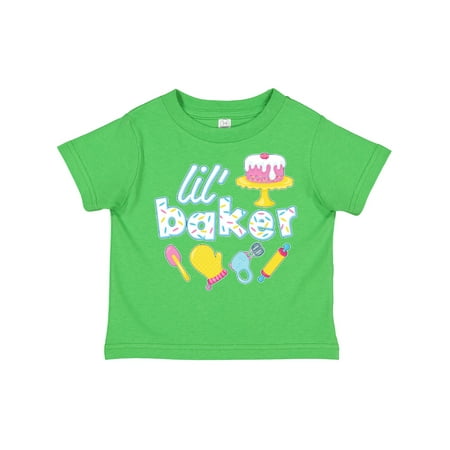 

Inktastic Lil Baker Icing and Cake Gift Toddler Boy or Toddler Girl T-Shirt
