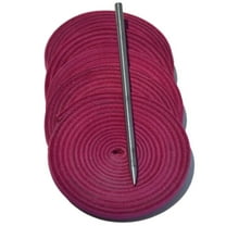 TOFL Baseball Glove Lace Repair Kit with 6 Leather Laces and Lacing Needle Pink