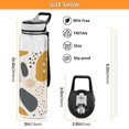 thumbnail image 3 of Spots Blocks Sports Water Bottle Portable Travel Mug 32oz BPA Free Leak Proof Straw Transparent Tritan for Gym Yoga Cycling Camping, 3 of 7