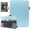 Sky Blue, variant on Universal 10 Inch Tablet Case, Universal 10.1 Inch Tablet Case,  Protective Folio Stand Android Case for 9.6-11 Inch Tablet with Hand Strap and Cards Slots, Brown