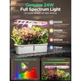 thumbnail image 2 of LetPot 10-Pod Hydroponics Growing System - APP & WiFi Controlled Smart Indoor Herb Garden Kit with Grow Lights & Pump, Height Adjustable, Gardening Gift, 2 of 8
