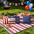 thumbnail image 3 of BSJJY 4th of July Decorations Pillow Covers, 20x20 Independence Day Set of 4 American Flag Stars and Stripes Patriotic Throw Pillow Covers USA Freedom Pillows Decor, 3 of 6