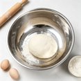thumbnail image 5 of Stainless Steel Wash Basin for Kitchen - 27cm Vegetable Washing Bowl, Dough Kneading Basin, Large Mixing Bowl, Durable, Easy Clean, Flat Bottom, Non-Slip, Multi-Use for Rice, Fruit & Noodles, 5 of 8