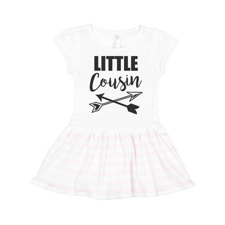 

Inktastic Little Cousin with Arrows Gift Toddler Girl Dress