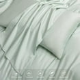 thumbnail image 3 of Duvet Cover Set 100% Extra Long Staple Cotton 600 Thread Count Silky Sateen Smooth Luxury Soft Breathable Durable Hotel Quality Bedding, 3 Pieces (Sage Green, Queen 90"x90"), 3 of 7