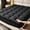 Black, variant on Quilted Thick Pillow Top Mattress Topper, Soft Fluffy Mattress Pad with Deep Pocket(Blue,Twin)