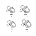 thumbnail image 2 of Boats Snap Shackle Firm Swivel Shackles Polished Storage Smooth Smooth Convenient Wide Application Lightweight Hook Accessories 35mm, 2 of 8