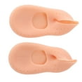 thumbnail image 4 of 1 Pair Silicone Socks Foot Anti cracking Protector Foot Care Tool Prevention Socks Skin Color L, 4 of 14
