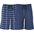 thumbnail image 5 of Hanes Big & Tall Men's 2-Pack Woven Stretch Sleep Jam Short, 5 of 6