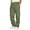 4_Army Green, variant on Straight-Leg Baggy Casual Solid Pants for Men, Gray 2XL