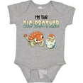 thumbnail image 3 of Inktastic I'm the Big Brother Ankylosaurus Bros Boys Baby Bodysuit, 3 of 5