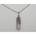 thumbnail image 2 of Crystal Necklace Silver Wire Wire Wrapped Amethyst necklace, 2 of 9