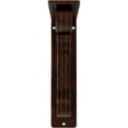 thumbnail image 3 of Ekena Millwork 2"W x 5 1/2"D x 8"H Fleur De Lis Wrought Iron Bracket, (Triple center brace), Antiqued Copper, 3 of 8