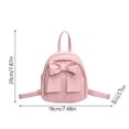 thumbnail image 3 of UJNDER School Backpack Stylish Bowknot Zip Closure Casual Lightweight Nylon Purse for Daily Travel Work College Bookbag for Women Blue,One Size, 3 of 5