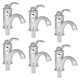 thumbnail image 1 of Mini grifo monomando, accesorios 1/12, juego de baño de simulación, casa de muñecas, plata, 1 of 7
