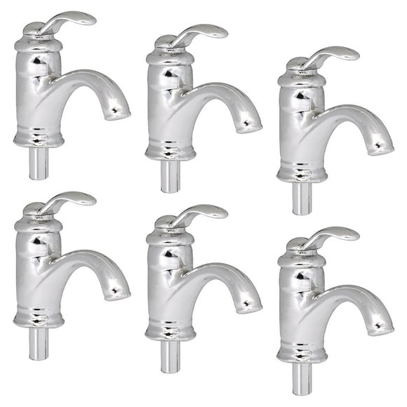 Grifo inconfundible Hugo accesorios 1/12 grifo de agua grifo de bañera para cocina de plata casa de muñecas grifo