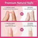 thumbnail image 5 of 24Pcs French False Nails Long Coffin Press on Nails Gold Glitter Stick on Nails with Adhesive Tabs Acrylic Marble Fake Nails Reusable Artificial Glue, 5 of 5