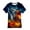Sky Blue, variant on Kiijoy Big Boys T Shirt Short Sleeved Round Neck T-Shirt Galaxy Starry Casual Tshirt