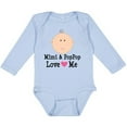 thumbnail image 3 of Inktastic Mimi and Poppop Love Me Grandchild Boys or Girls Long Sleeve Baby Bodysuit, 3 of 5