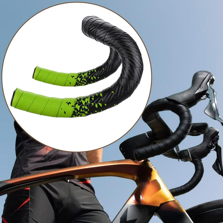 Bike Tape HOUSON Bicycle Handlebar Tape Retaining Rings - Silicone Fastening Loops For 25-32mm Handlebars Handlebar Tape Accessories-561515