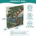 thumbnail image 3 of FORMRS 3 Ring Binder with Pockets 1.5" D-Rings Clip Board 200 Sheets Capacity, Retro Pine Tree, 3 of 8