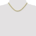 thumbnail image 2 of The Black Bow 5.25mm, 10k Yellow Gold Hollow Curb Link Chain Necklace, 26 Inch, 2 of 9