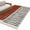 Orange, variant on Navy Blue Striped Round Area Rug 5Ft Washable Circle Rugs for Living Room Bedroom, Farmhouse Stripes Modern Abstract Art Non-Slip Carpet Floor Mats Indoor Outdoor Carpet Runner Aesthetic Home Decor