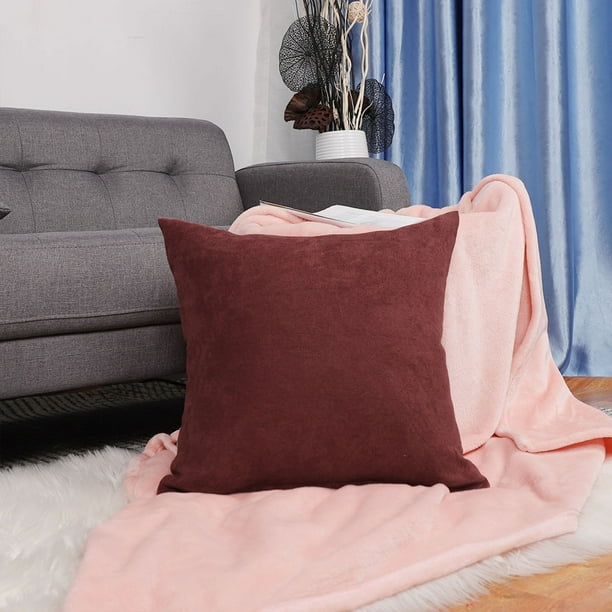 Blank Cotton Linen Throw Pillow Cover Cases,Decorative Square Cushion