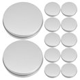 thumbnail image 1 of Shisuyan 12Pcs Round Metal Tins Candy Tin Box Silver Storage for DIY Enthusiasts Home Use, 1 of 8