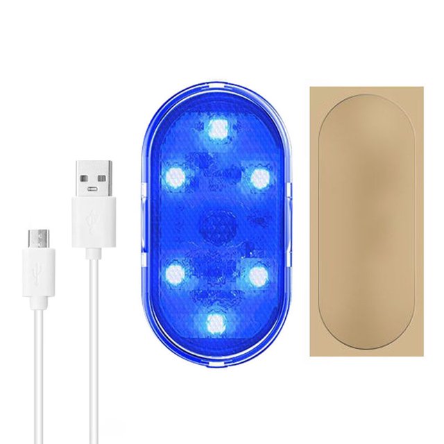 Yeacher Car Wireless LED Light Interior Ambient Lamp Touching Control Night Lights Auto Roof Ceiling
