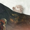 thumbnail image 2 of Naloa Astronaut On Mars A Dog Blanket, 3 Sizes Cat Blanket for Indoor Cats Large Medium Small Dog Gifts-Large, 2 of 8