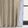 thumbnail image 5 of Antique Beige Blackout Faux Silk Taffeta Curtain (1 Panel), Antique Beige, 50W X 96L, 5 of 6