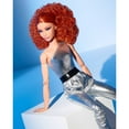 thumbnail image 7 of Barbie Looks Collectible Fashion Doll, Posable with Curly Red Hair & Metallic Jumpsuit, 7 of 7