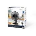 thumbnail image 4 of Ventilador de Mesa Oscilante Mainstays 12 Pulgadas 3 Velocidades 3 Aspas Color Negro, 4 of 5