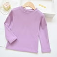 thumbnail image 2 of Girls Tops Tees & Shirts - Girls Thermal Shirt Long Sleeve Half Turtleneck Soft Comfortable Base Layer Top for Toddler Kids Lightweight Breathable Fall Winter, 2 of 3