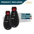 thumbnail image 5 of AKS KEYS New Replacement for Dodge 2008 - 2012 Fobik Keyless Key 4B IYZ-C01C / M3N5WY783X, 5 of 5