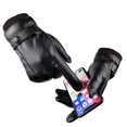 thumbnail image 4 of Guantes de piel de oveja de invierno, guantes cálidos con información de pantalla táctil, forro de cachemira MFZFUKR CPB-YY14-1, 4 of 5