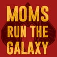thumbnail image 2 of Junior's Star Wars Mother's Day Moms Run the Galaxy Graphic Tee Red X Large, 2 of 3