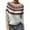 A03-Watermelon Red, variant on sususu Womens Fair Isle Sweater Argyle Iceland Norway Sweater Colorful Striped Long Sleeve Crew Neck Pullover Jumper Tops,A02-Red,L