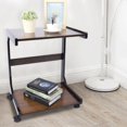 thumbnail image 2 of Modern Mobile Snack Table Sofa Couch Coffee End Table Bed Side Table Laptop Desk Furniture for Home, 2 of 8